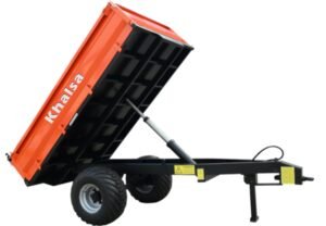 Tripping Trailer Single Tyre Heavy Duty