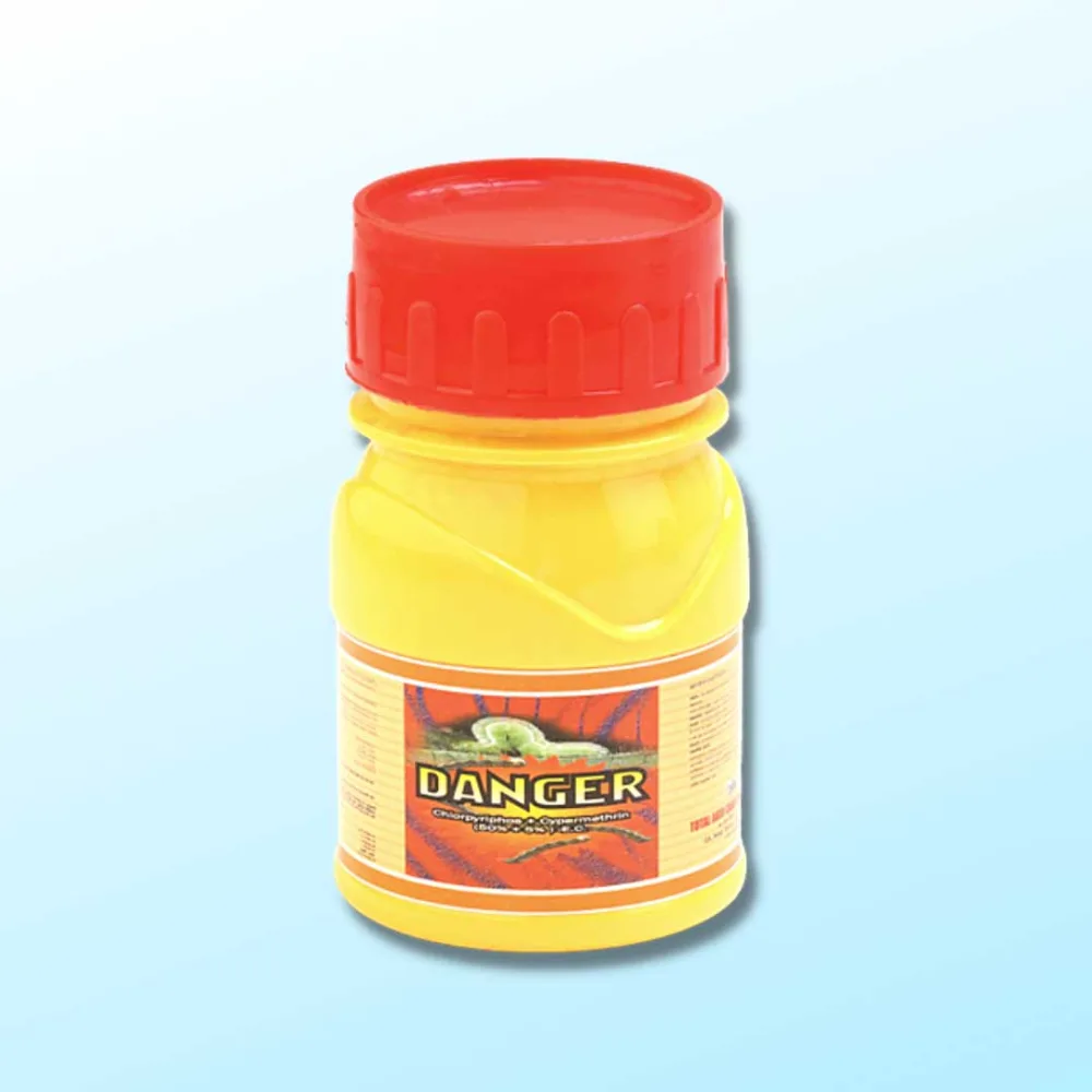 DANGER (CHLORPYRIPHOS 50% + CYPERMETHRIN 5% E.C.)