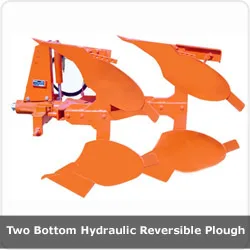 Two Bottom Hydraulic Reversible Plough
