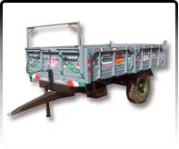 2 Wheels Hydraulic Tractor Trailer