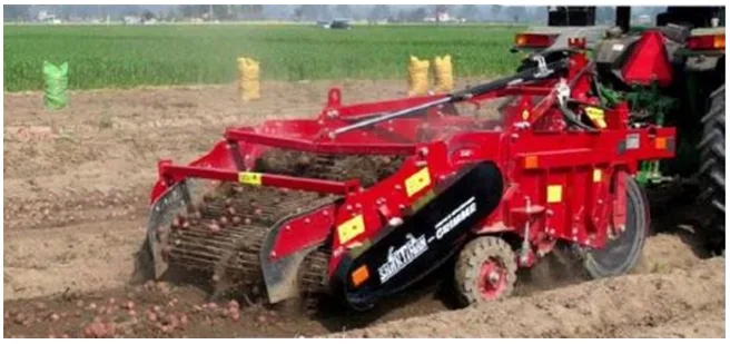 2 Row Potato Harvester with Centre Discharge